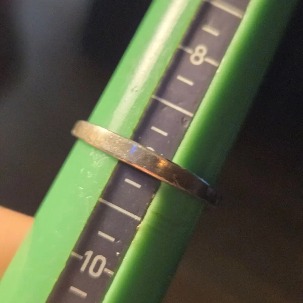 Dainty vintage sterling silver ring sz 9